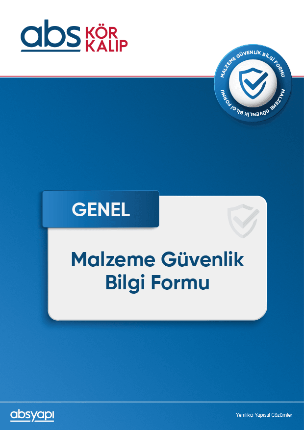 Genel Malzeme Güvenlik Bilgi Formu