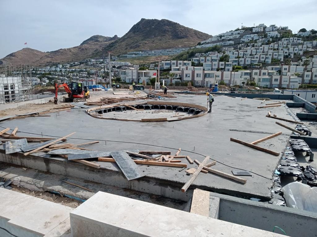 Bodrum Mavi Arya, Aslan-Astaş-Caba Adi Ortaklığı — şantiye fotoğrafı 4