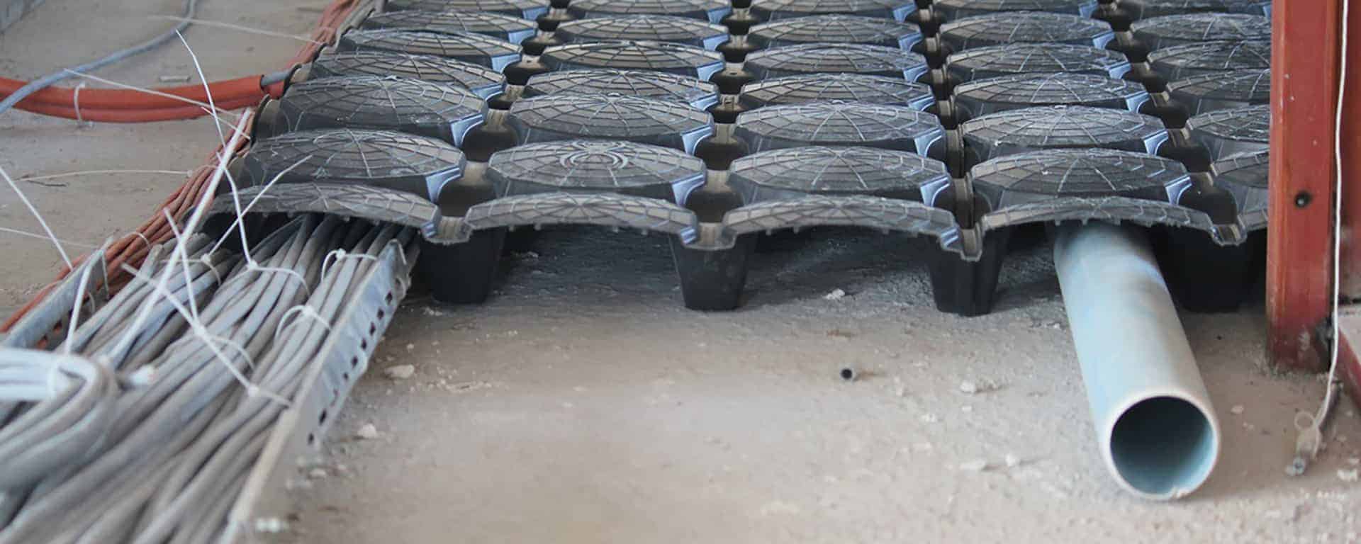 Betonarme Yükseltilmiş Döşeme — ABS Level kör kalıp uygulaması